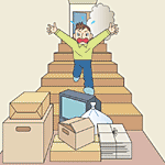 避難経路は確保されていますか?